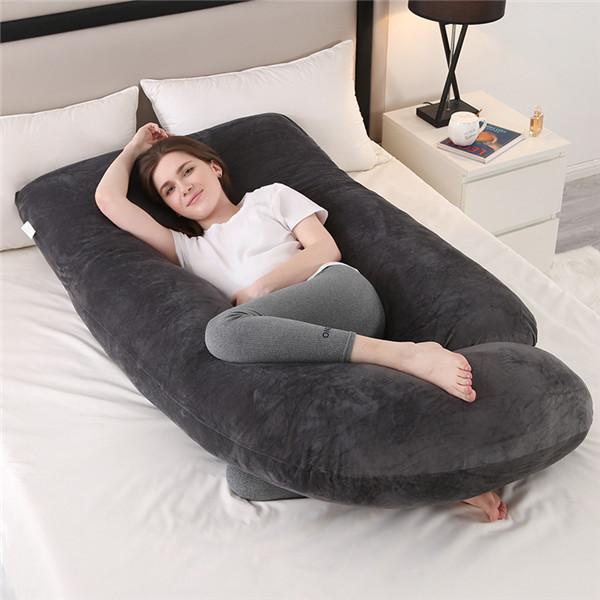 Pregnancy Pillow Sleeping Support Pillow For Pregnant Women J Shape Maternity Pillows Full Body Giant Maternity Pillow Waist Support