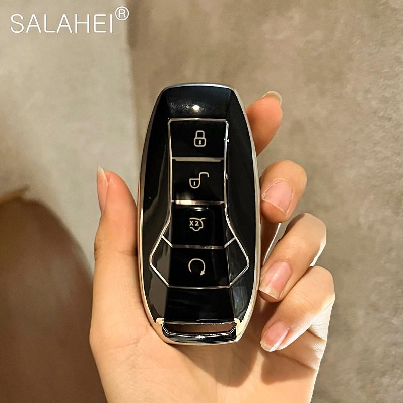 ТПУ Чехол-держатель-защита для автомобильного ключа Брелок Для Byd Song Pro Han Ev Max Tang Dm Qin Plus Yuan Dolphin Atto 3 Аксессуары
