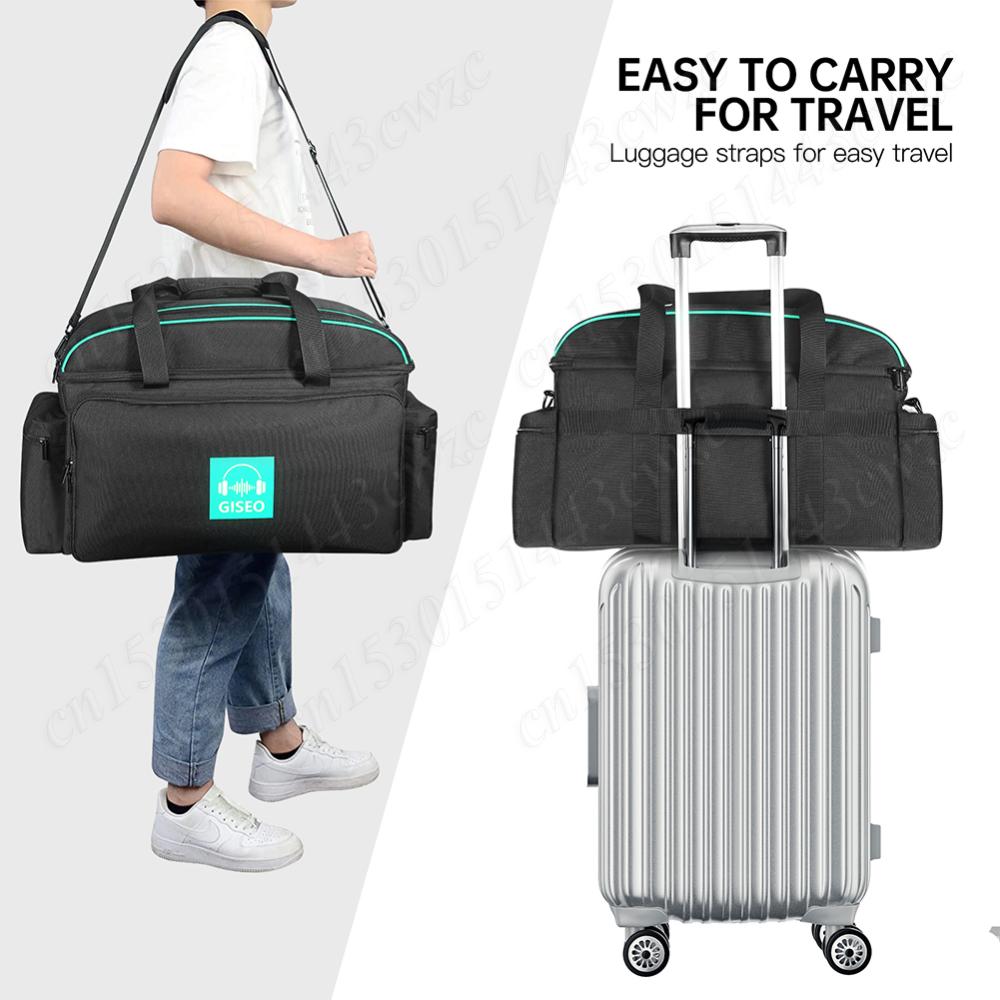 Сумка для файлов DJ Cable, большая вместимость, сумка для DJ с 4 съемными разделителями, органайзер для DJ Cable, чехол для звукового оборудования, DJ Gear для музыкантов