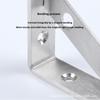 2Pcs Stainless Steel L Type Bracket Angle Bracket Heavy Duty For Wall Angle Bracket