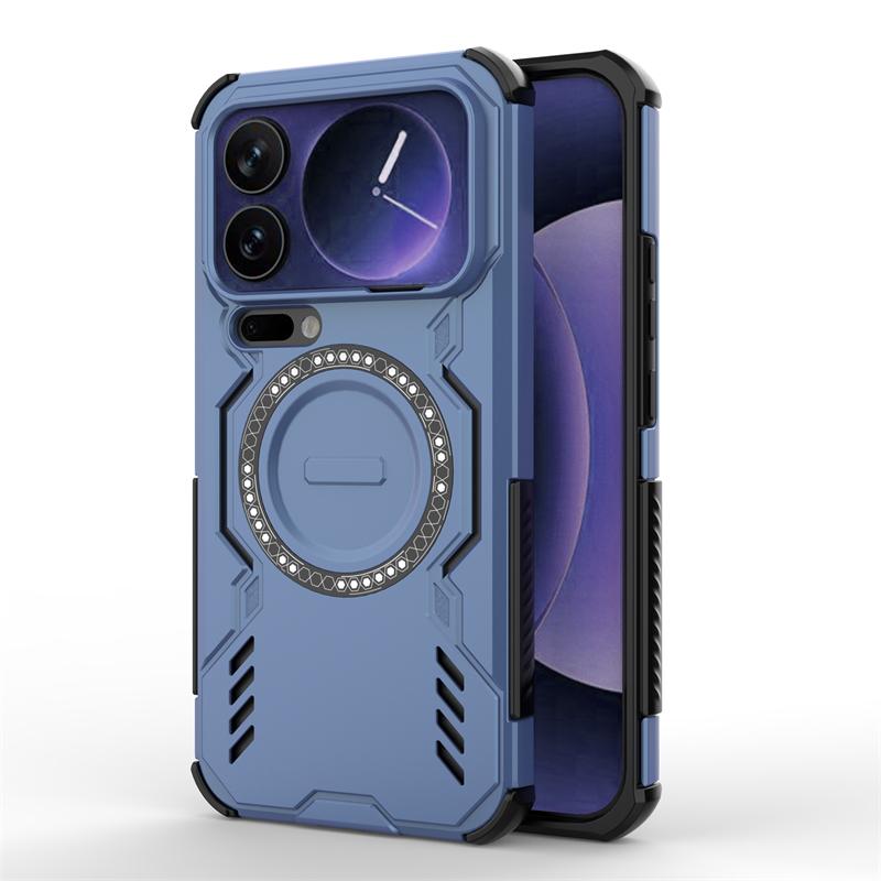 Для чехла Xiaomi 17 Pro Max Для Xiaomi 17 Pro Max Броня Магнитная адсорбция Беспроводная зарядка Задняя крышка Для чехла Xiaomi 17 Pro Max