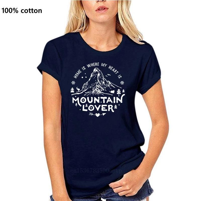 Новая футболка Mountain Lover Matterhorn для мужчин, повседневная футболка из хлопка, горы зовут Маттерхорн, восхождение, походы, футболки, одежда Su