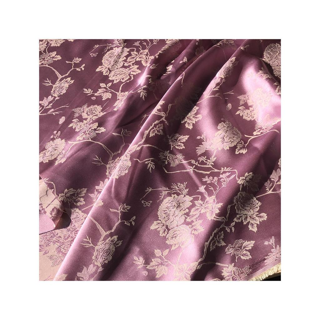 Dunhuang Silk Jacquard Two-Color Imitation Cheongsam Hanfu Fabric