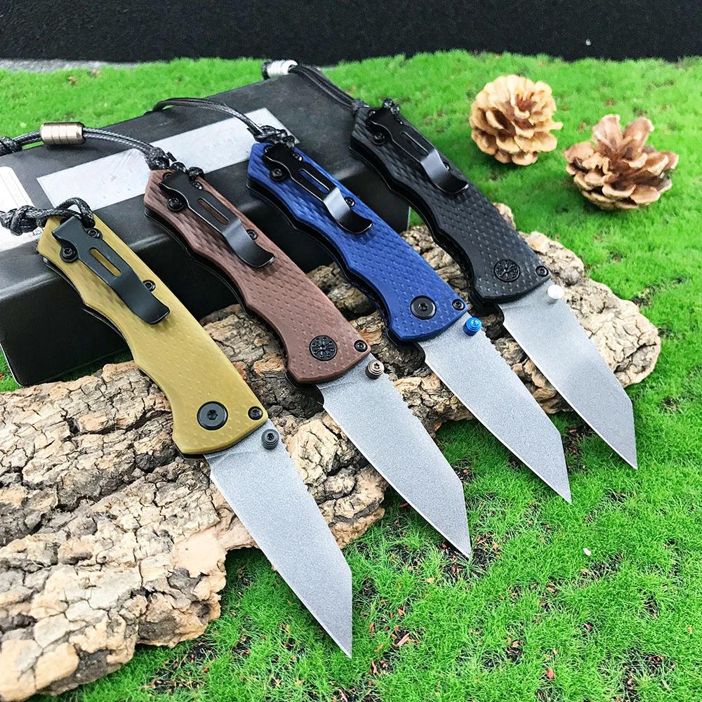 BM 290 Multi-purpose Daily Household Kitchen Knife Fruit Knife Utility D2 Steel Blade Folding Pocket Knife Nylon Fibre Handle