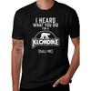 Европейские размеры Мужская забавная футболка Klondike | С круглым вырезом и принтом, Повседневный стиль, Обычная посадка