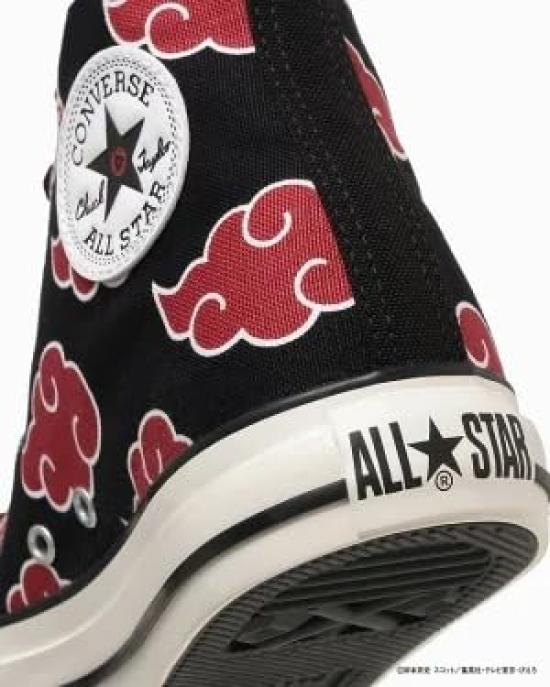 CONVERSE ALL STAR HI NARUTO SHIPPUDEN Itachi Sneakers 31317151 Black 24cm