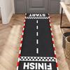 Anti-slip Simulation Racing Track Road Carpet Floor Mat for Home Game Room Apartment Interior Decor