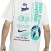 Nike T Shirts Men's White Crew Neck Moderate Straight Fit DJ1577-901