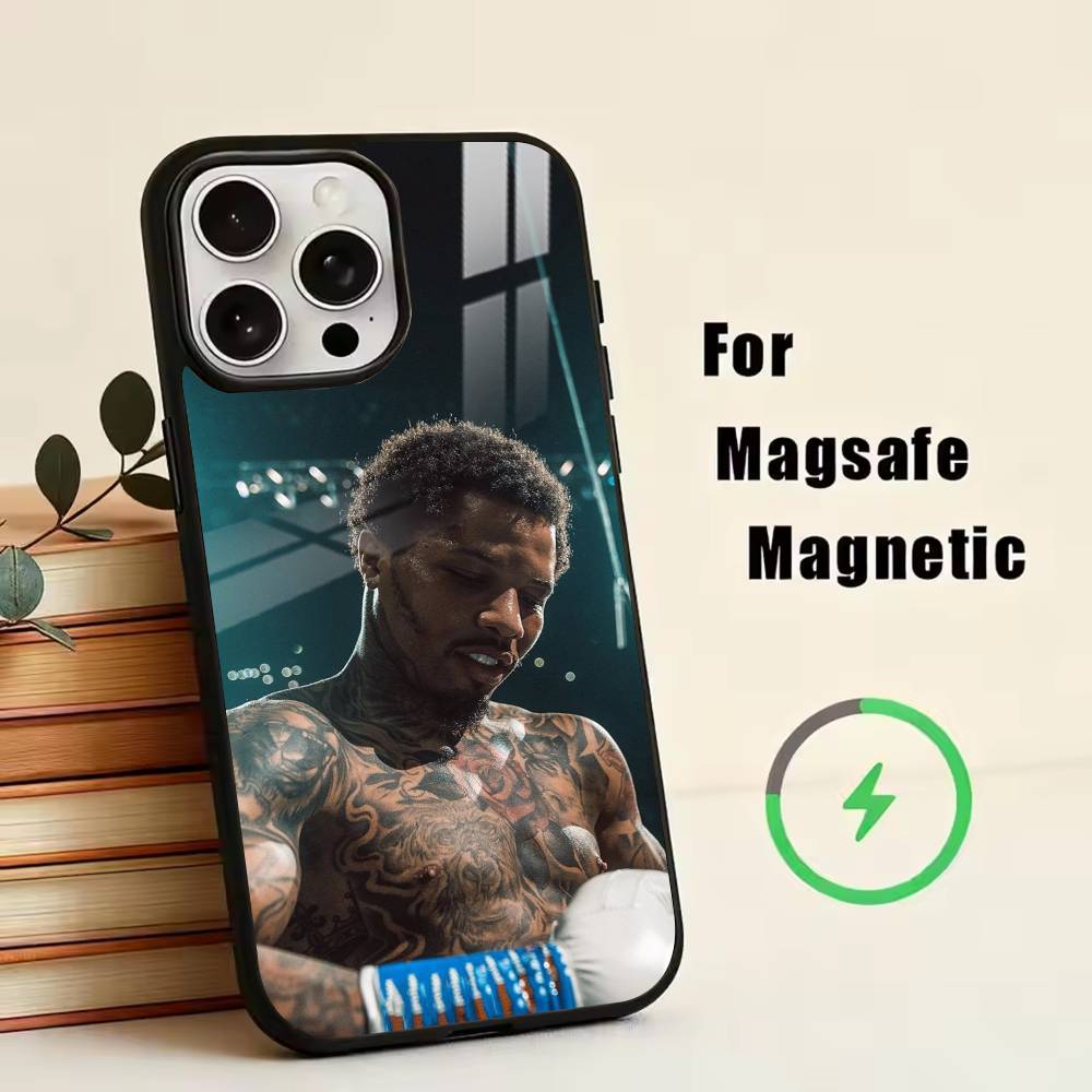 Чехол для телефона Gervonta Tank Davis для iPhone 17, 16, 15, 14, 13, 12, 11 Plus, Pro, магнитный, с поддержкой беспроводной зарядки MagSafe