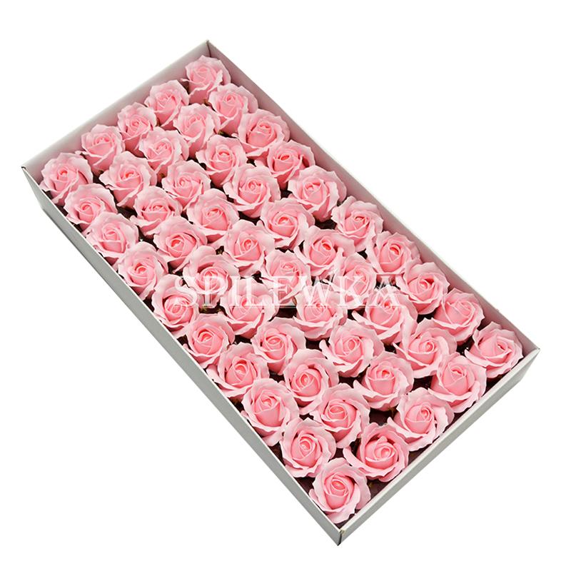 Spilewka 3-Layer Rose with Curly Petals Fake Flowers Heads Wedding DIY Gift Box Valentine's Day Home Decor Artificial Flower