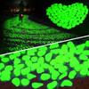 300Pcs Glow Rocks In The Dark Pebbles Luminous Stones DIY Decorative Gravel for Fish Tank Aquarium Yard Natural Crystals
