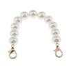 Round Pearl Beading Short Handles Replacement for Beach Bag Handbags Strap