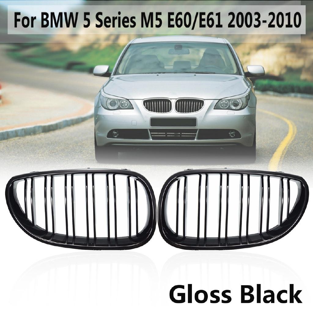 Black Car Front Sport Grill Kidney Grilles Grill For BMW 5 Series M5 E60/E61 2004 2005 2006 2007 2008 2009 2010 Gloss