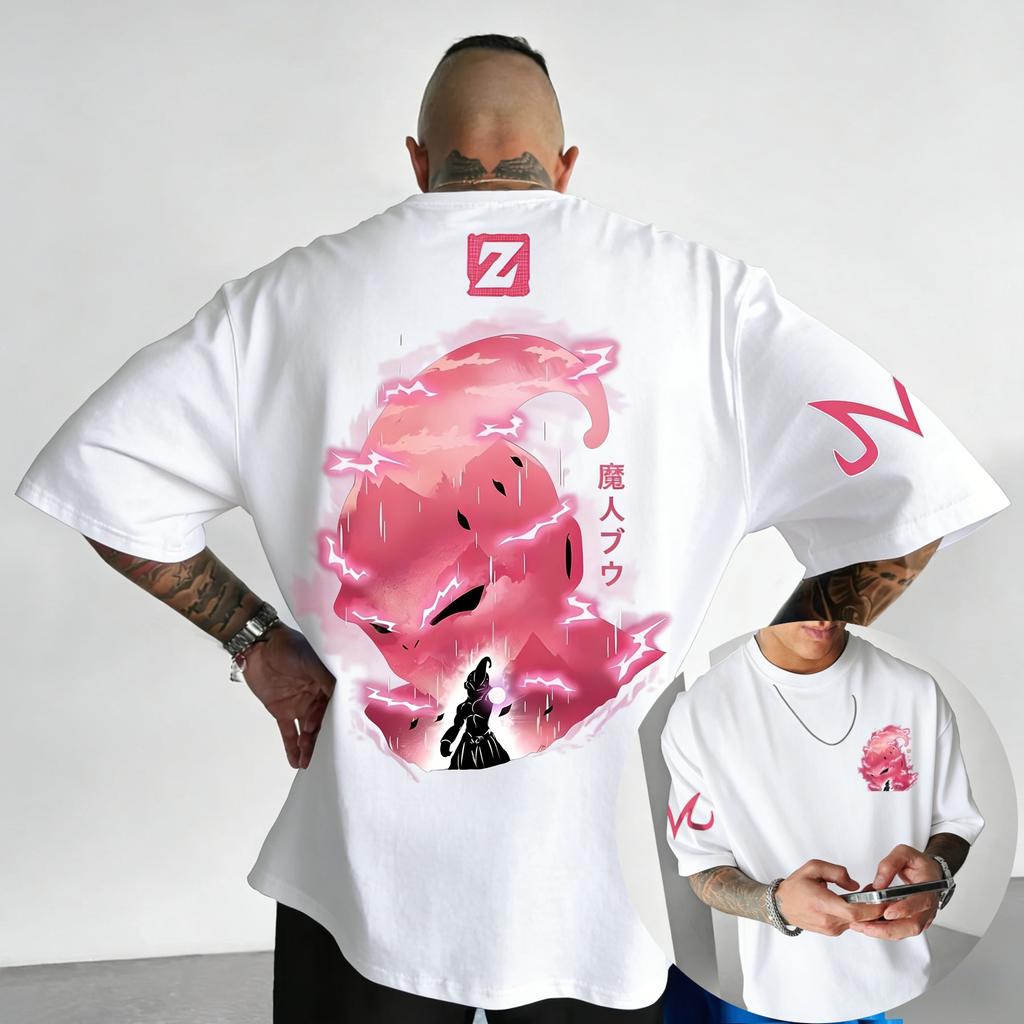 Новая аниме-футболка Dragon Ball с изображением Гоку, с круглым вырезом, с короткими рукавами, 2026, Bandai, летняя, мужская, спортивная, свободная и дышащая, хлопковая