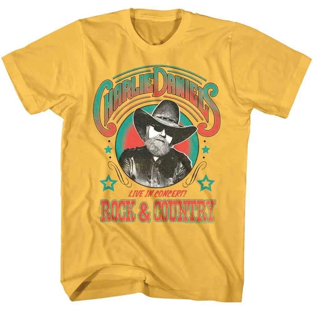 Charlie Daniels Band Rock & Country Men's T Shirt
