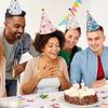 16pcs Happy Birthday Paper Hats Photo Props Set Kids Adult Party Decoration Cake Hat Holiday Dress Up Accessories