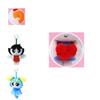 Adorable Flying Little Powerpuff Girls Plush Doll With Cute Raincoat Design 13cm