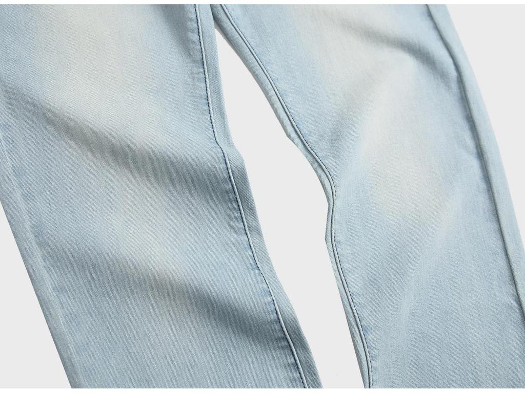 Мужские эластичные узкие джинсы Cross-Border Slim Fit в ностальгическом стиле