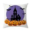 Halloween Holiday Party Decorations Living Room Sofa Cushion Cover Pillow Cover Suitable for Home Bedroom Room Decoration
