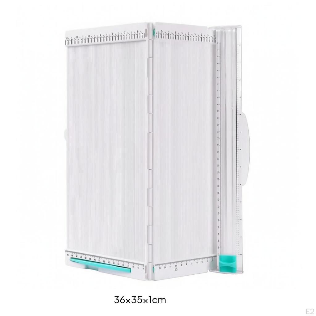 Foldable Folding Paper Cutter | with Positioning Ruler, for Scrapbooking