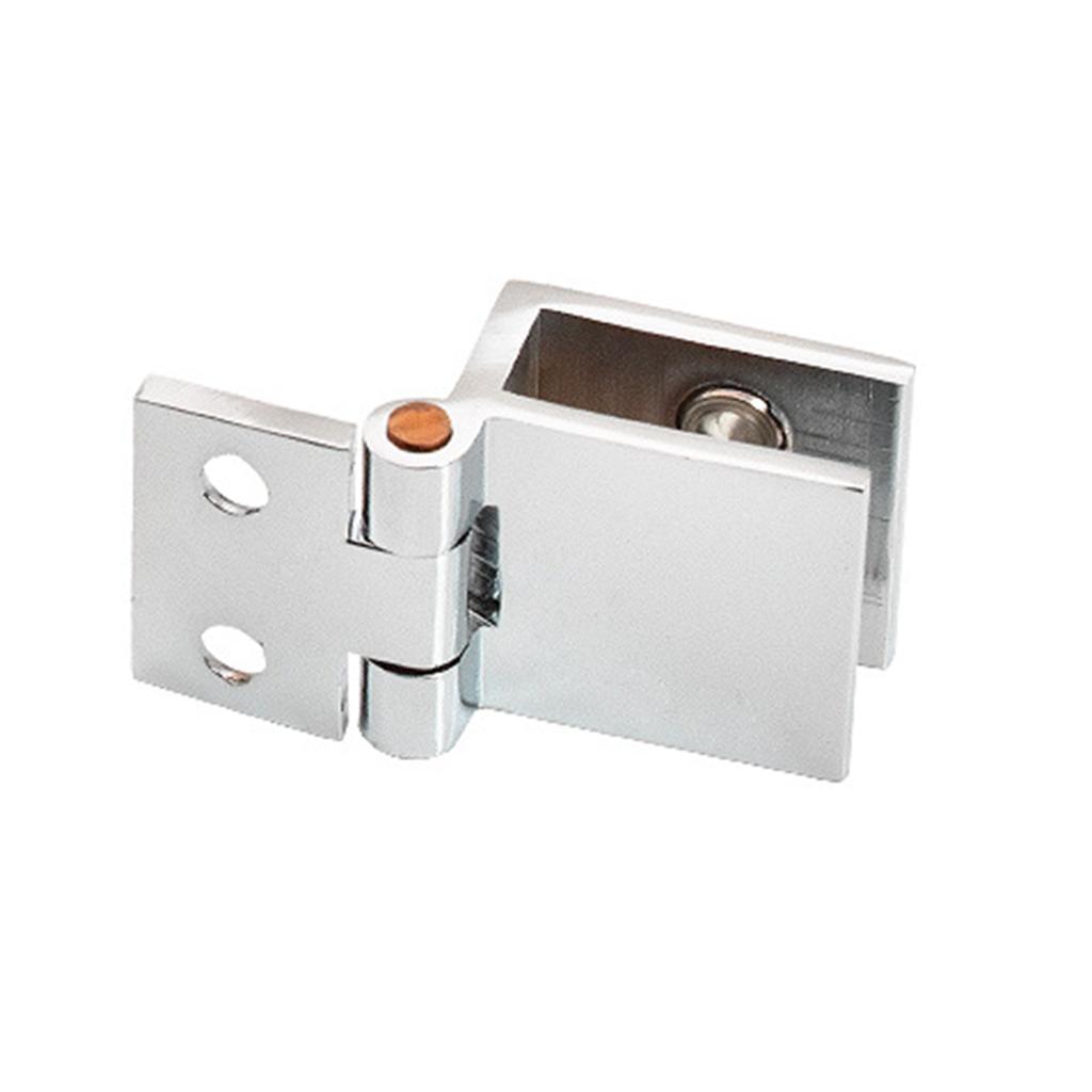 Толщина стеклянной дверной петли Медный стеклянный зажим 0 градусов/90 градусов/180 градусов Стеклянная витрина для шкафа Дверная петля