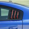 Черный+Красный Задний Боковой Жалюзи Крышка Накладка Для Dodge Charger 2011-2021