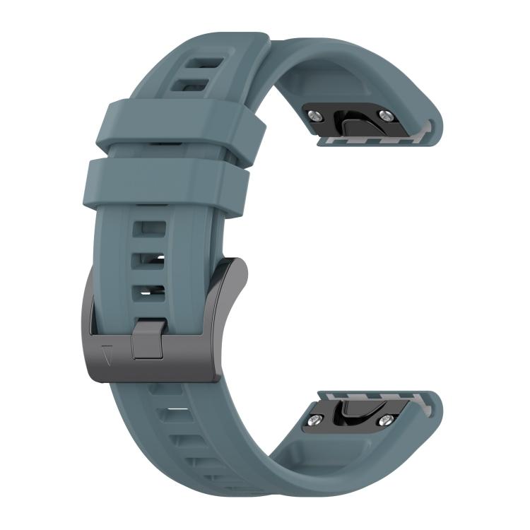 Силиконовый спортивный ремешок для часов Garmin Fenix 7X 26 мм, однотонный