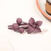 Матовая текстура, коготь для волос, цветочный декор, толстая тонкая заколка для волос, нескользящая матовая отделка, большая заколка для волос на затылке, аксессуары для волос