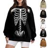 Women's Casual Fashion Vintage Printed Long Sleeve O-Neck Sweatshirt Layer Pullover Top