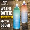 Бутылка для воды WRELS Gradient объемом 500 мл, пищевая бутылка для воды с прочной крышкой, идеально подходит для бега, езды на велосипеде, путешествий и скалолазания
