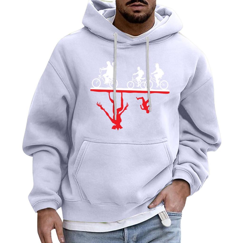 Мужской Спортивный Повседневный С Длинными Рукавами С Карманом Капюшон Толстовка