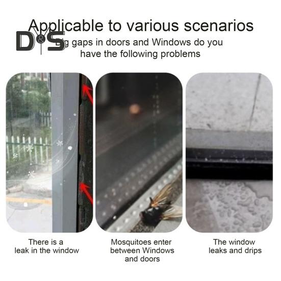 1 рулон 300/500 см оконной герметизирующей ленты самоклеящаяся зимняя ветрозащитная водонепроницаемая изоляционная лента для окон и дверей дома и офиса