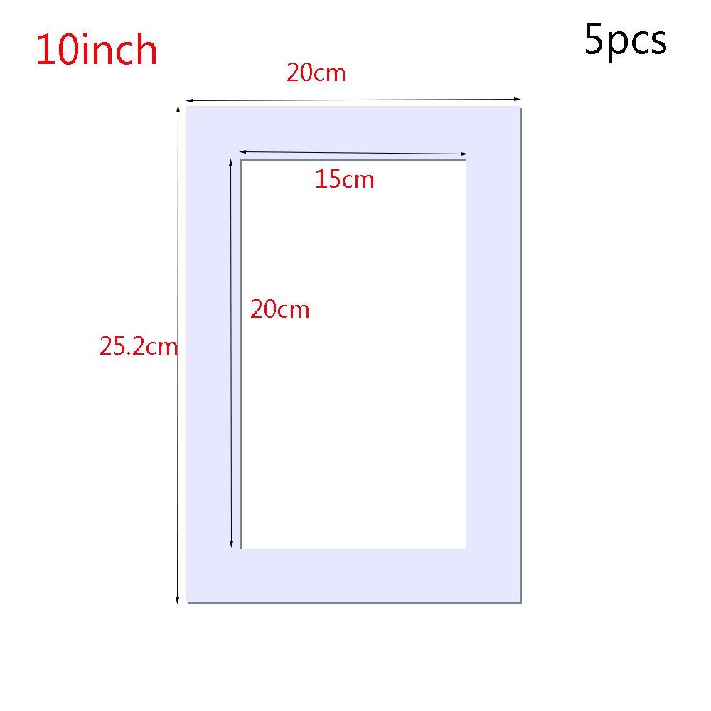 5 шт./лот Семейная мода Искусство Винтажные картонные фоторамки Паспарту для фотографий