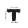 3PCS T Shape Waterproof Connector 450V Outdoor Junction Box  Underground Lights