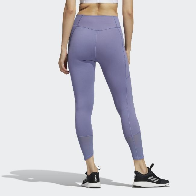 adidas Спортивные брюки женские светло-фиолетовые средние GR8097