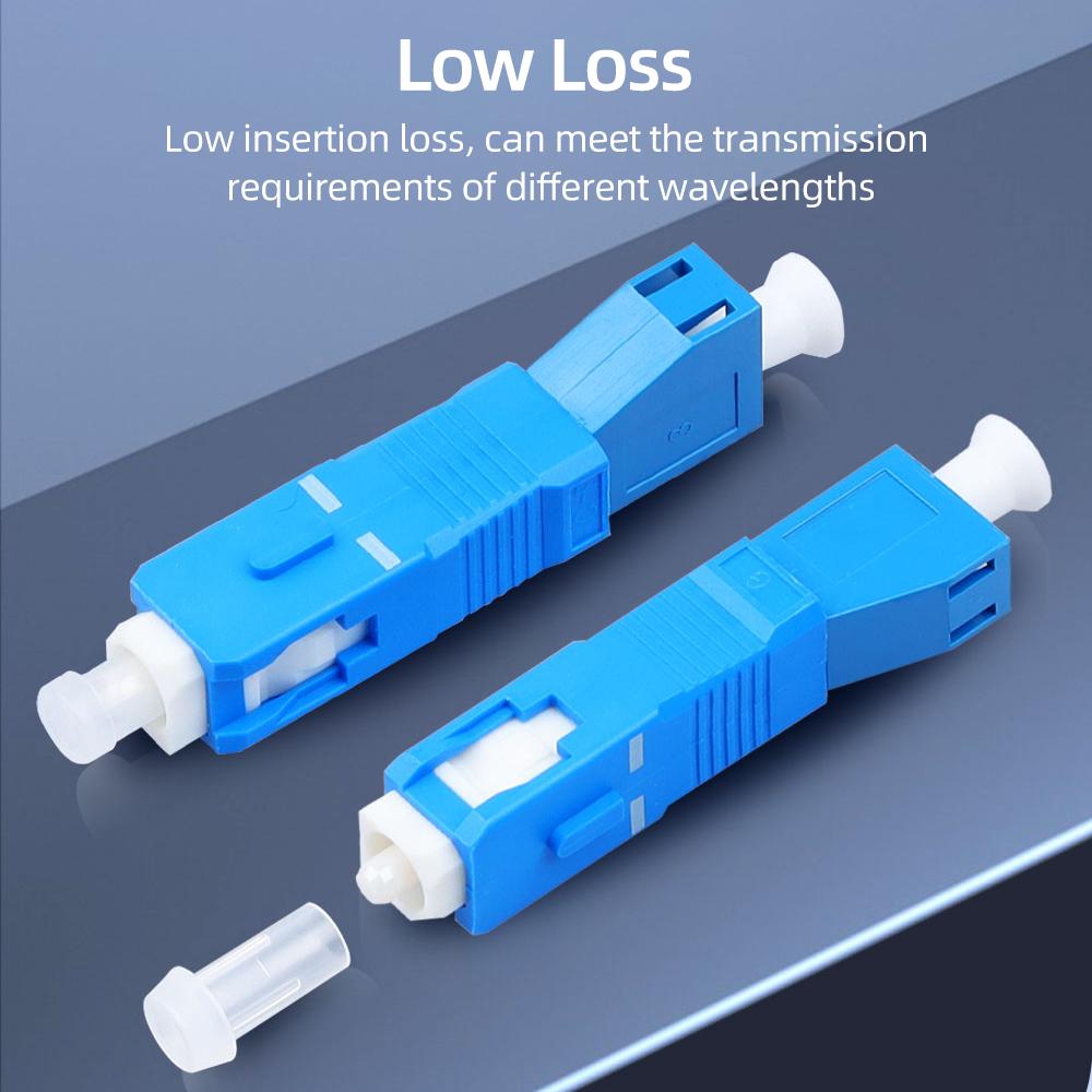 Visual Fault Locator Adapter Optic Connector SC Male to LC Female Optical Adapter Stable Performance Low Loss