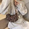 Сумка-полумесяц подмышку трендовая новая женская повседневная 2025 корейская версия зарубежный стиль леопардовый принт личность темперамент ручная носка на плечо