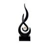 Modern Flame Resin Sculpture, Art Deco - Decorative Statue