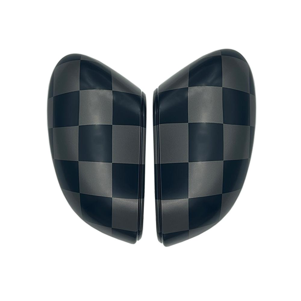 2Pcs/Set The Black Flag Car Shell Outside Rear View Mirror Covers For MINI COOPER U25 F66 F65 F67 Auto Accessories cnjaw55