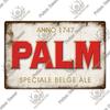 Putuo Decor Belgium Beer Plaque Metal Vintage Sign Decorative Wall Art for Pub Bar Man Cave Club Decor Vintage Style Metal Sign
