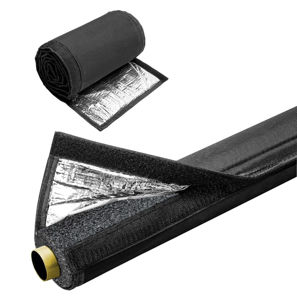 600D Оксфордские Чехлы для Изоляции Труб Кондиционера 72x10.2 дюйма Изоляционная Обертка для ОВКВ Наружная Установка