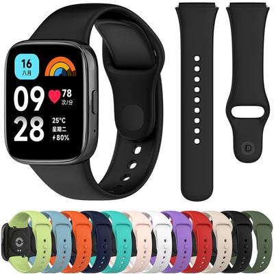 Мягкий официальный силиконовый ремешок для Xiaomi Redmi Watch 3 Active, спортивный браслет, ремешок для Redmi Watch 3 Lite/Active
