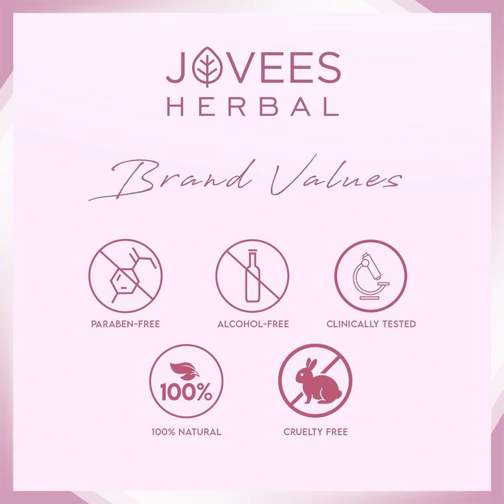 Jovees Herbal Apple & Grape Fruit Face Pack 120gm For Uneven Skin Tone, Oil Control, Radiant Glow, Nourished Clear Skin, Pack Of 1
