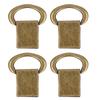 4 шт. Зажим для плечевого ремня, Ручка для сумки, Пряжка для плечевого ремня, Зажим, Пряжка, Декоративная фурнитура, Аксессуары, Бронза