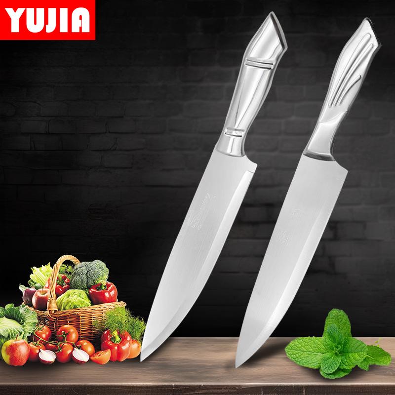 YUJIA Нержавеющая сталь Шеф-повар Кухня Кухонные многофункциональные кухонные ножи шеф-повара для дома