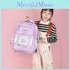 Cute And Spacious Oxford Fabric School Backpack For Children Grades 3-4 Neutral Gender