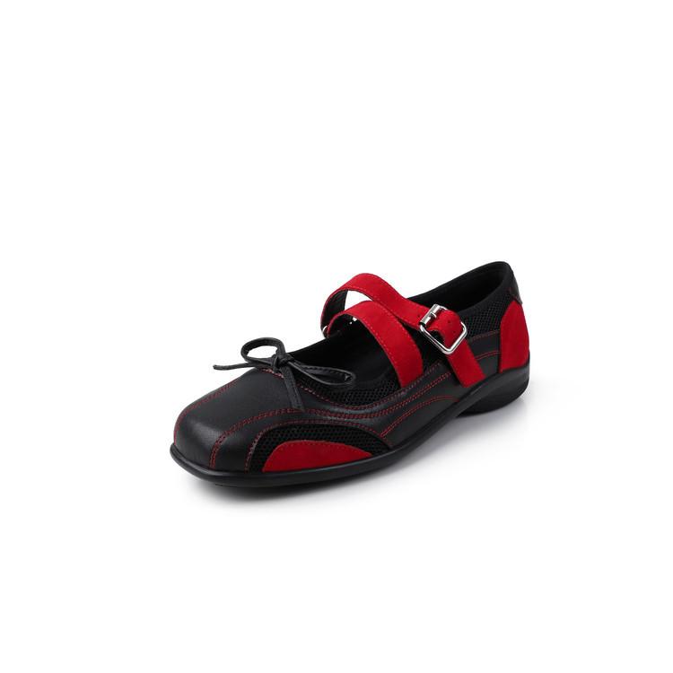 Кожаная версия~ Серебристый бант туфли-лодочки женские с мелким вырезом новая кожаная обувь на плоской подошве с мягкой подошвой французские ретро туфли Мэри Джейн