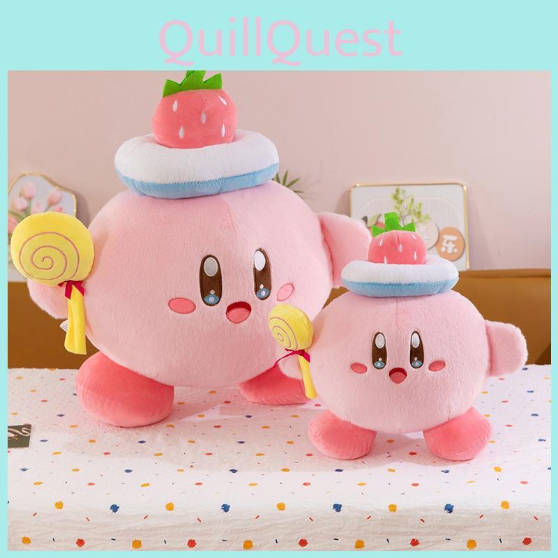 Stuffed Kirby Cartoon Doll With Soft Plush Material For Kids And Gift Giving
