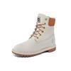 Timberland Ботинки Martin серии Heritage Outdoor Casual Short, женские, Off-White A5RVCW