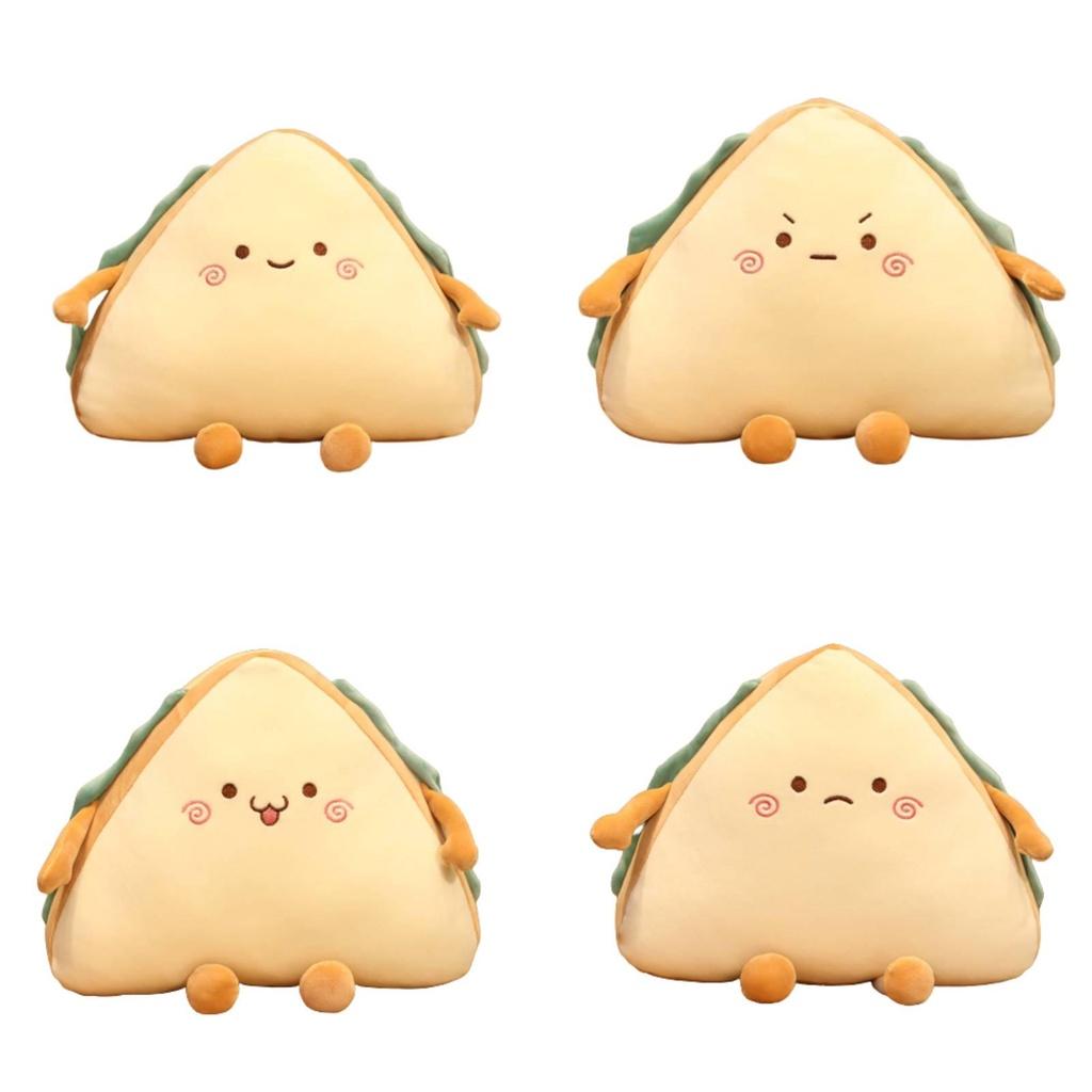Soft And Fluffy Sandwich Cake Stuffed Toy With Vivid Emotions